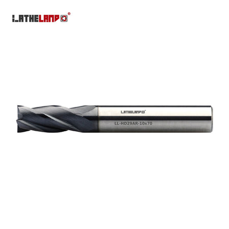 LATHELAND® End Mill for Hardened Steel, 4 Flutes, 40° helix, AlTiN / TiSiN multilayer – HD29