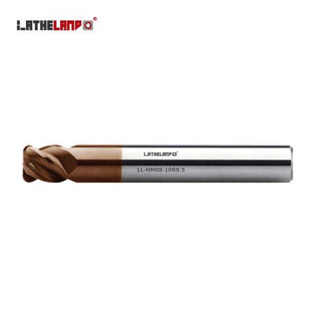 LATHELAND® Torus End Mill for Hard Milling, short flutes, 4 Flutes – HM08