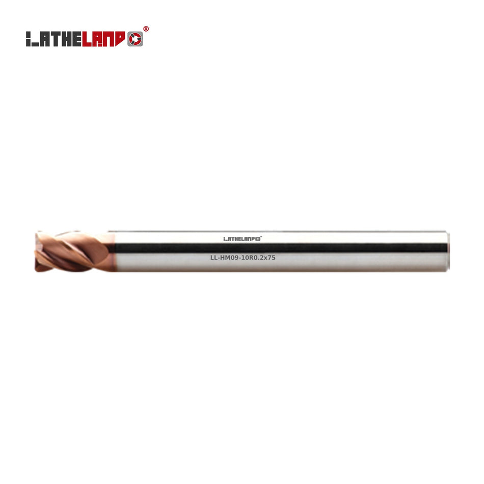 LATHELAND® Long-Reach Torus End Mill for Hard Milling, 4 Flutes – HM09
