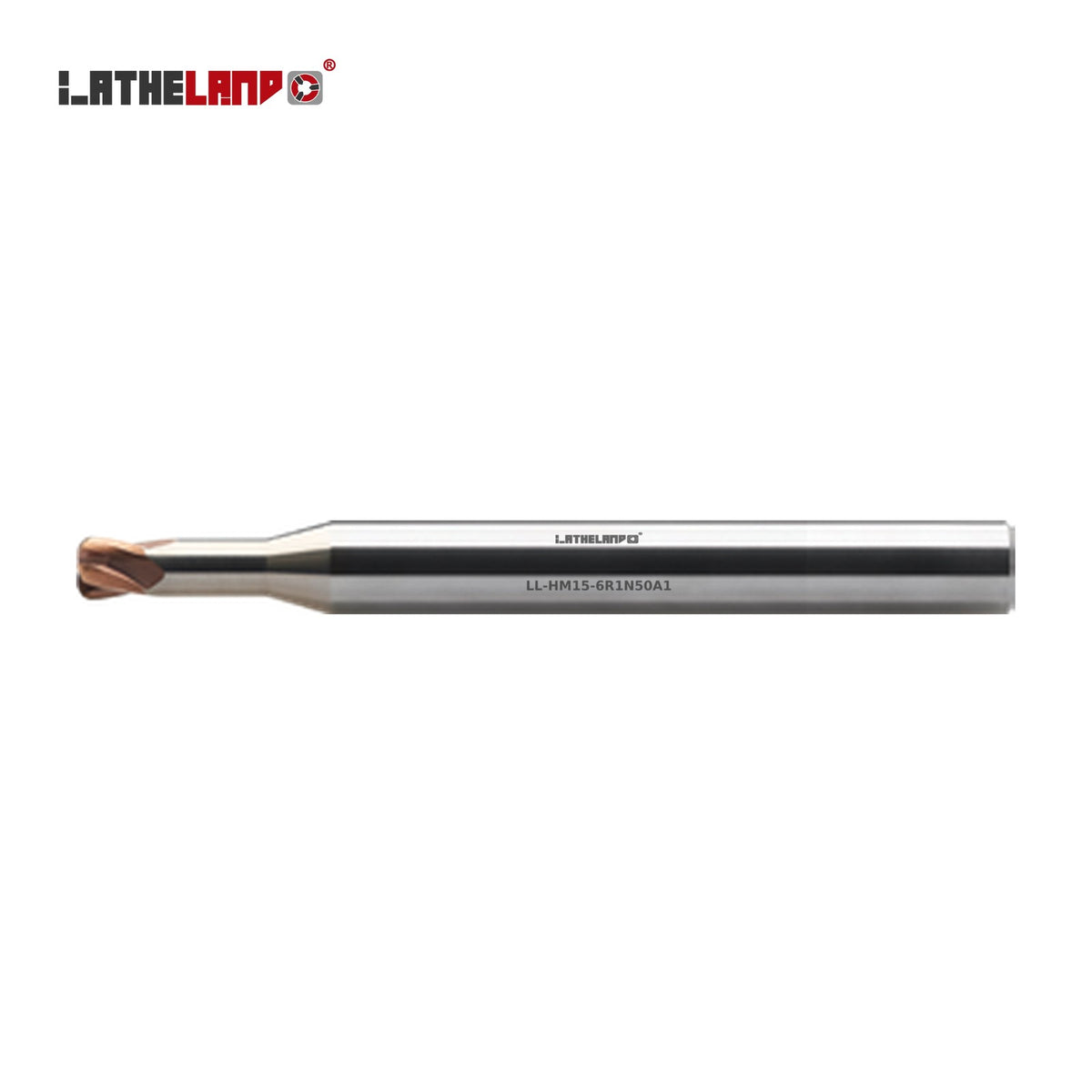 LATHELAND® Torus End Mill with Taper Neck for Hard Milling, 4 Flutes – HM15