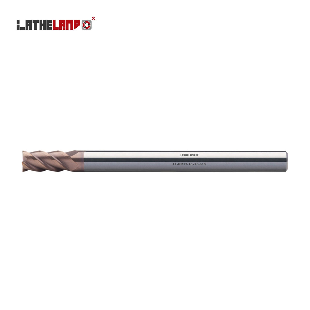 LATHELAND® End Mill for Hard Milling, 4 Flutes – HM17