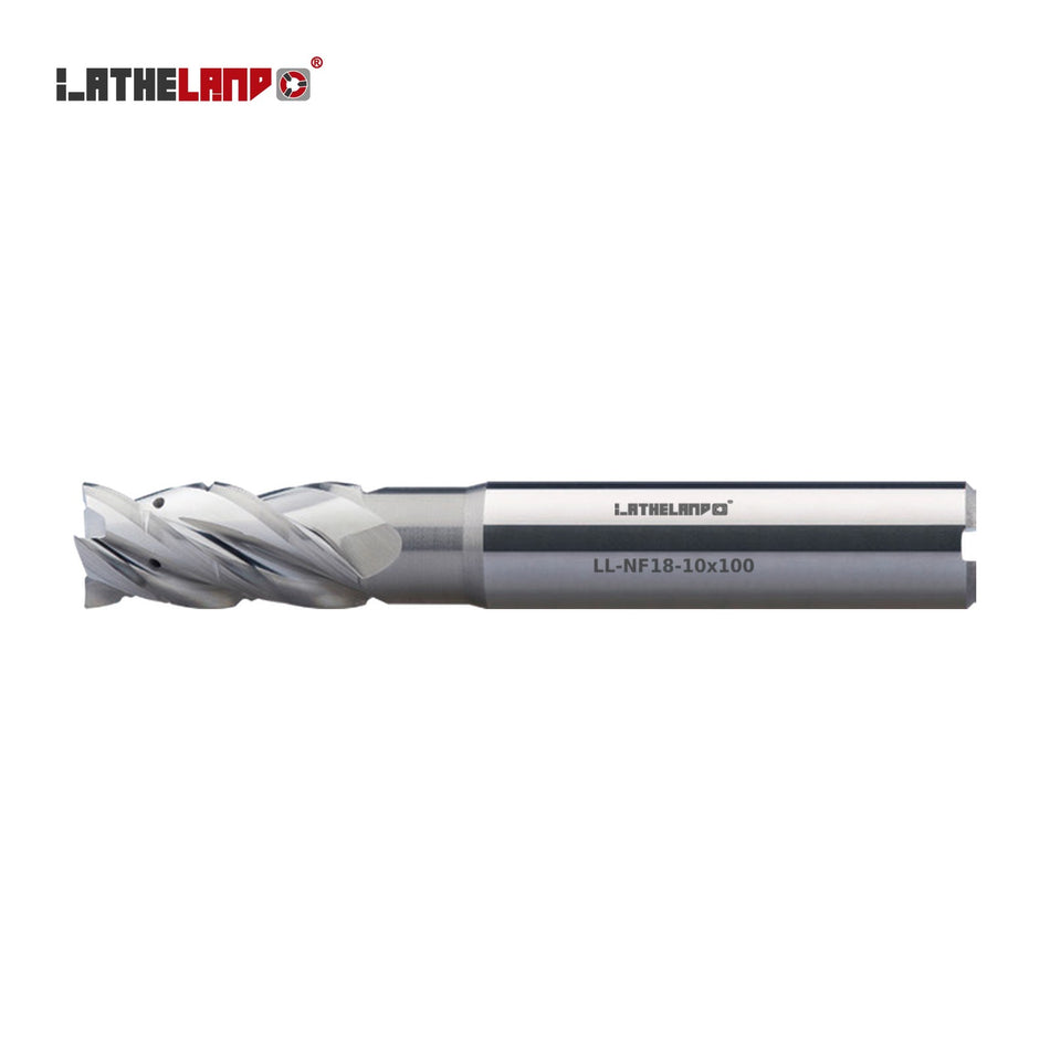 LATHELAND® High-Performance Aluminium End Mill – NF18