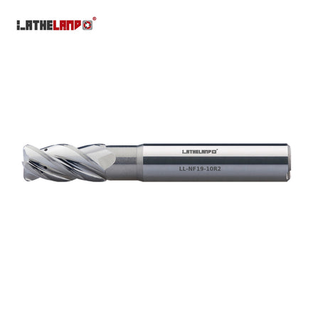 High-Performance Aluminium Torus End Mill, coolant-through, 4 Flutes