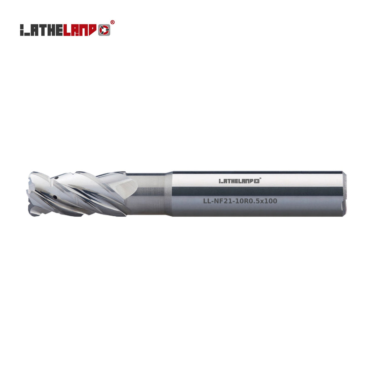 LATHELAND® High-Performance Aluminium Torus End Mill, chip breaker, 4 Flutes – NF21