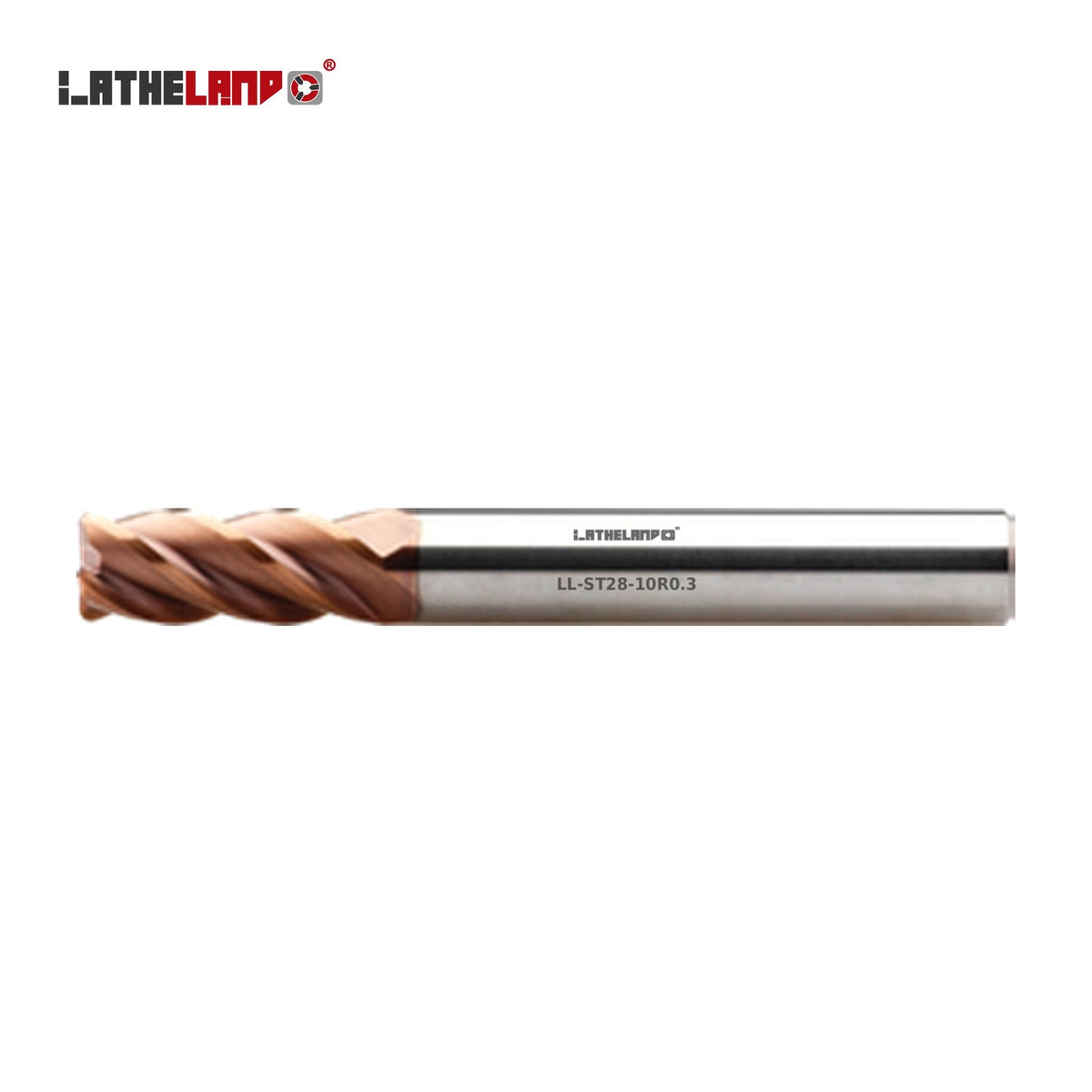 LATHELAND® Variable-Helix Torus End Mill for Stainless, Titanium & Superalloys, 4 Flutes, TiSiN multilayer, Ø3–20 mm – ST28