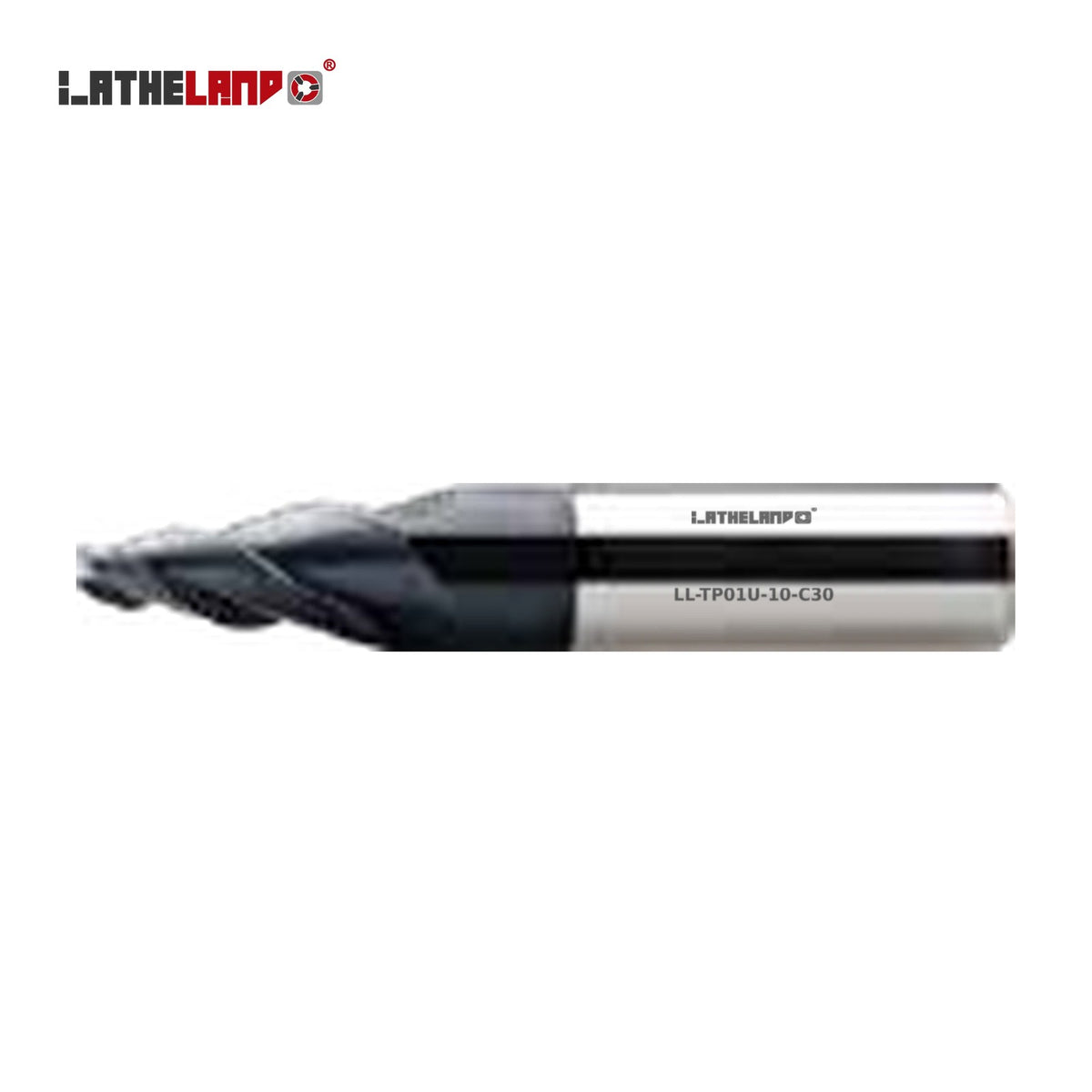 LATHELAND® Tapered Die-Sinking End Mill, 0.5° per side, 3/4 Flutes – TP01
