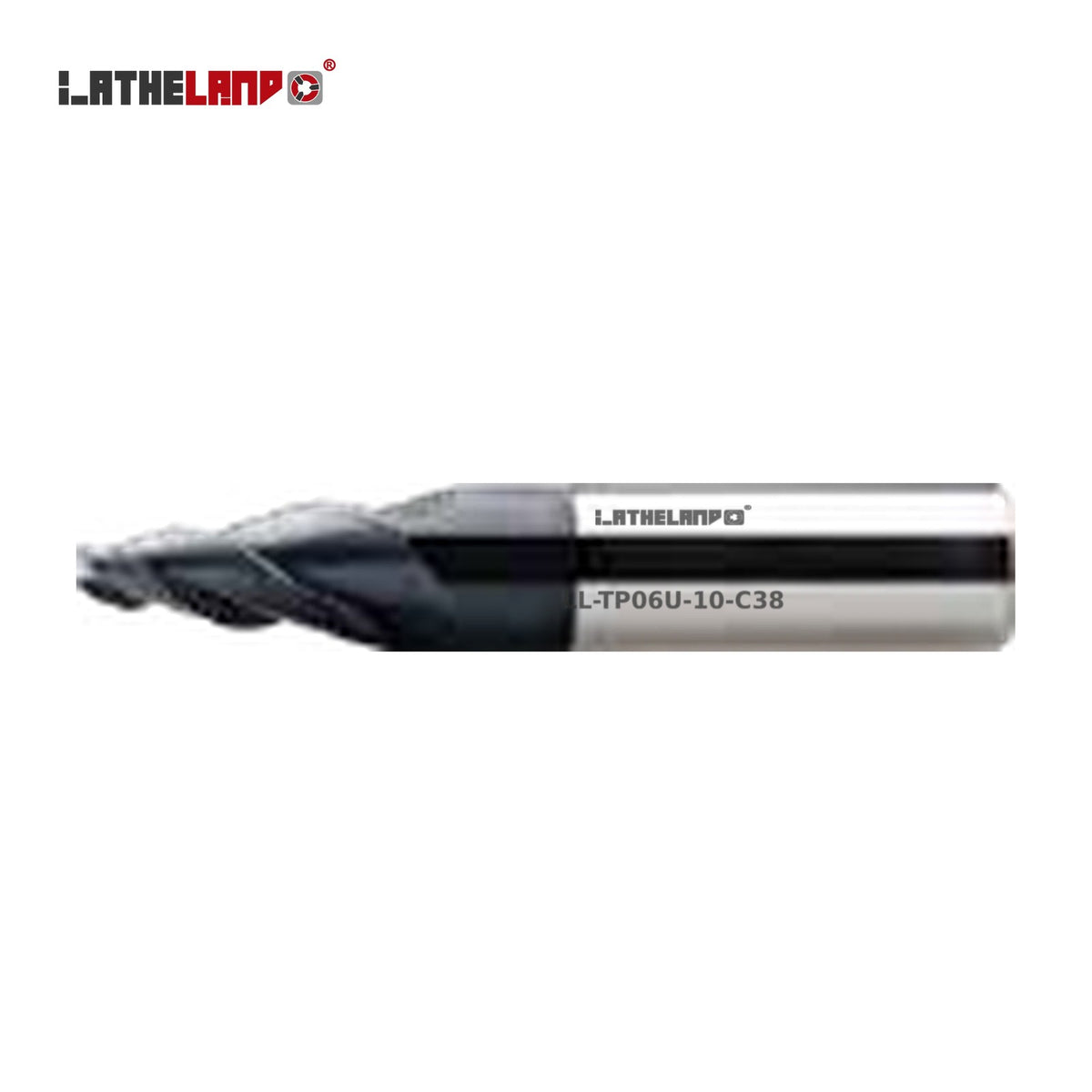 LATHELAND® Tapered Die-Sinking End Mill, 3° per side, 3/4 Flutes – TP06
