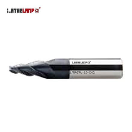 Tapered Die-Sinking End Mill, 4° per side, 3/4 Flutes