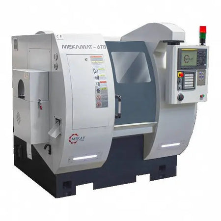 MEKAY Mekamat CNC lathe – Compact design (curved cabinet)