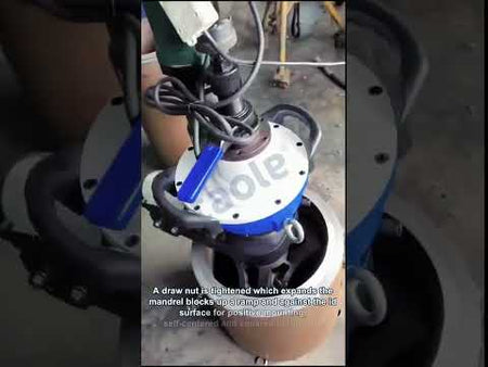 TAOLE TIP Pneumatic ID-Mounted Pipe Bevelling Machine video