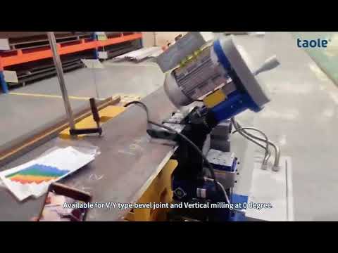 TAOLE TMM-60S Economy Plate Bevelling Machine video