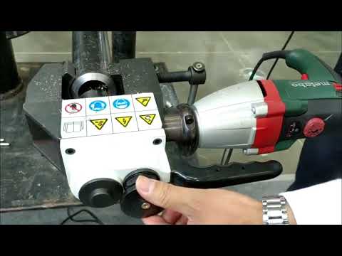 TAOLE TCB-63 / TCB-114 Self-Centring Small Pipe Cutting & Bevelling Machine video