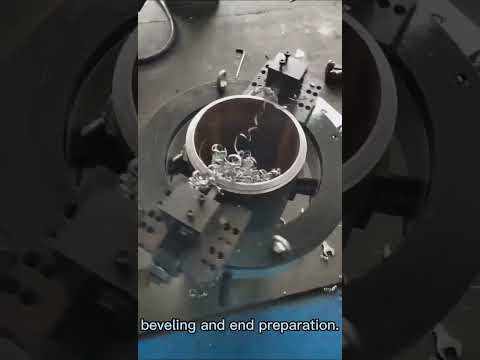 TAOLE TOE Electric Split-Frame Pipe Cold Cutting & Bevelling Machine video