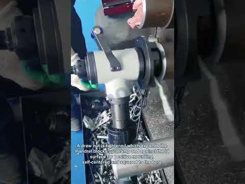 TAOLE TIP Pneumatic ID-Mounted Pipe Bevelling Machine video