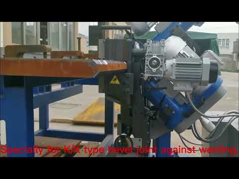TAOLE TMM-100K Double-Sided Plate Bevelling Machine video