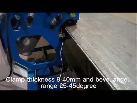 TAOLE TBM-16D / 16D-R Heavy-Duty Plate Bevelling Machine video