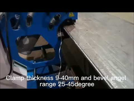 TAOLE TBM-16D / 16D-R Heavy-Duty Plate Bevelling Machine video