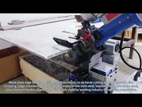 TAOLE TMM-60S Economy Plate Bevelling Machine video