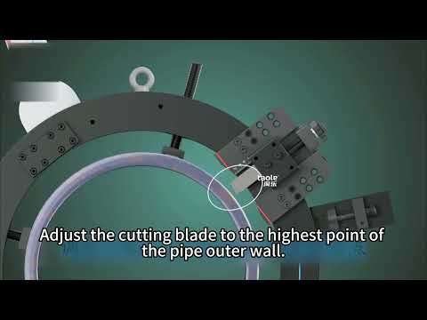 TAOLE TIE Electric ID-Mounted Pipe Bevelling Machine video
