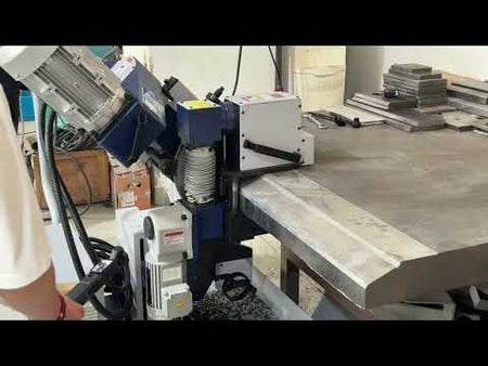 TAOLE TMM-100L Heavy-Duty Plate Bevelling Machine video