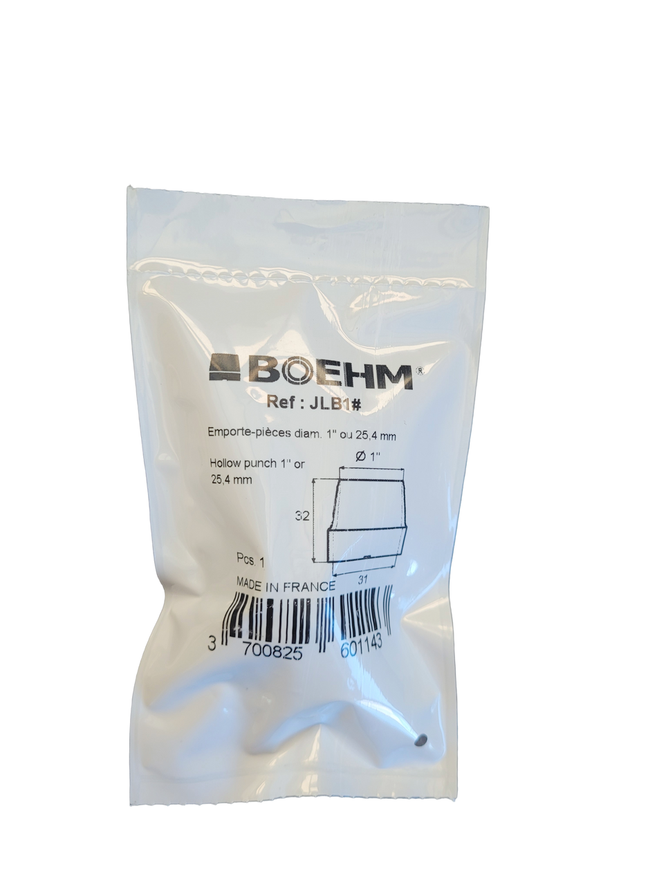 BOEHM HOLLOW PUNCH 1 INCH or 25.4 MM
