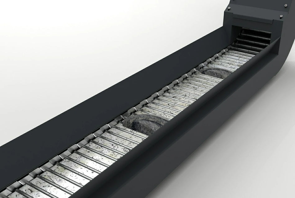 Milenyum Hinged Steel Belt Chip Conveyor