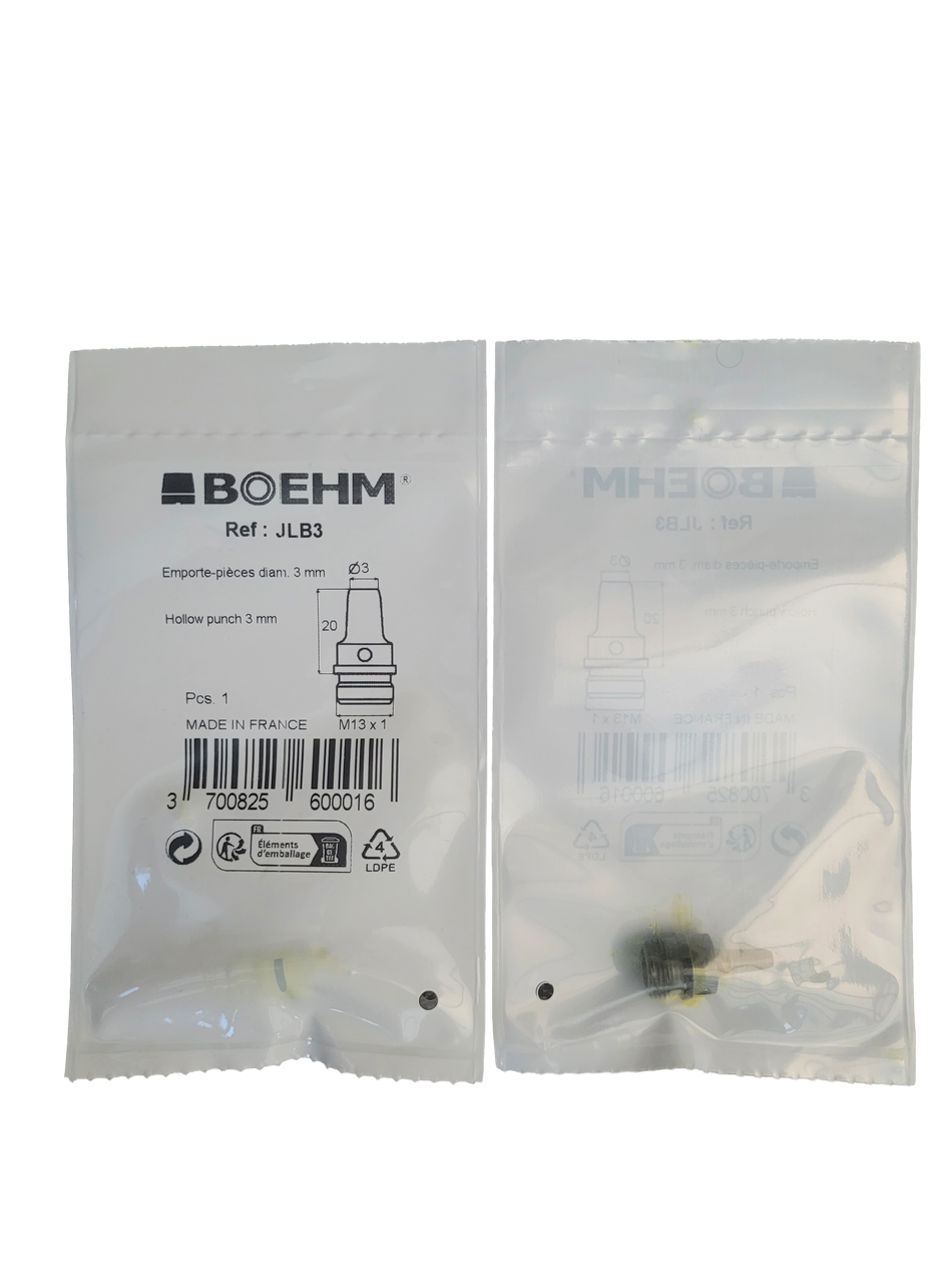 BOEHM JLB3 HOLLOW PUNCH 3 MM