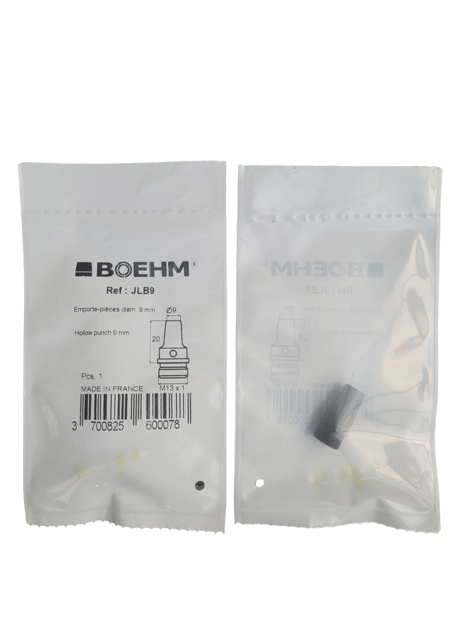 BOEHM JLB9 HOLLOW PUNCH 9 MM