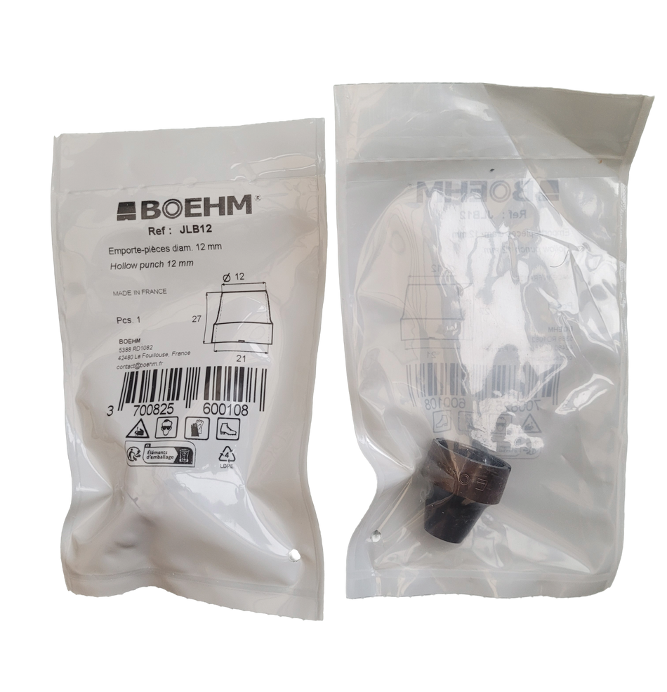 BOEHM JLB12 HOLLOW PUNCH 12 MM