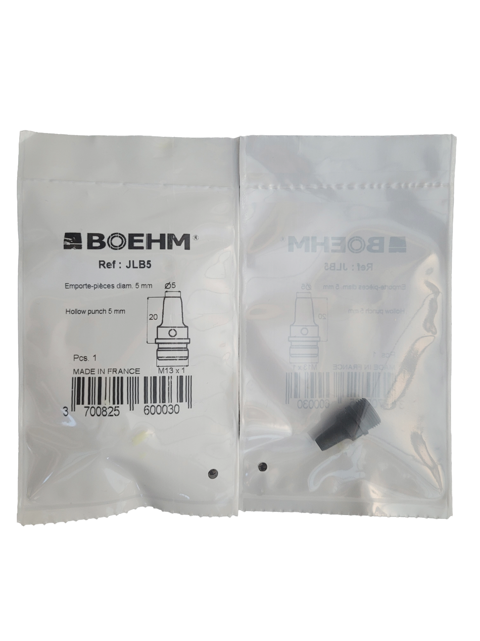 BOEHM JLB5 HOLLOW PUNCH 5 MM