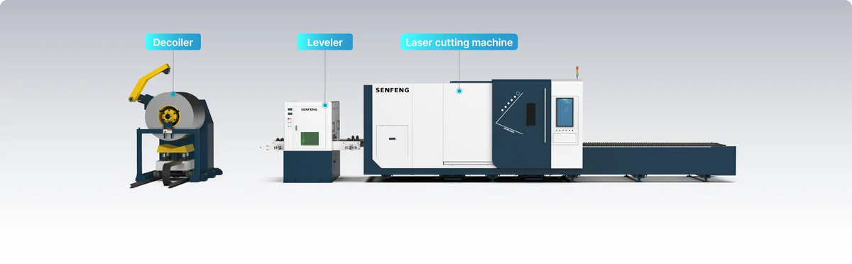 SENFENG coil-fed laser cutting line