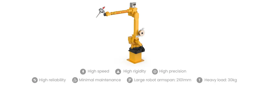 SENFENG enclosed robotic laser welding workstation