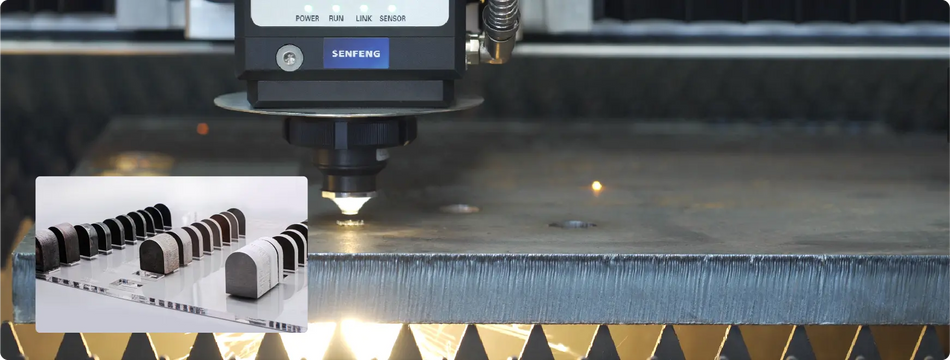 SENFENG H4 80 kW laser cutter for ultra-thick plate