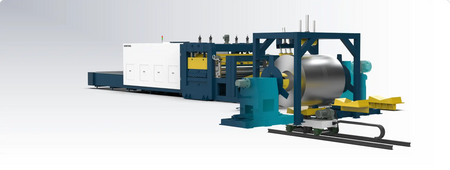 SENFENG heavy coil laser blanking line