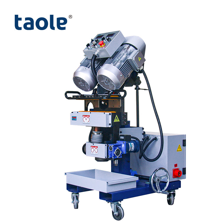 TAOLE TMM-80R Turnable Plate Bevelling Machine, Top & Bottom Bevel